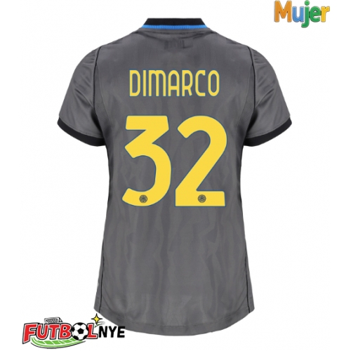 Camiseta Inter Milan Federico Dimarco #32 Tercera Equipación para mujer 2026-27 manga corta